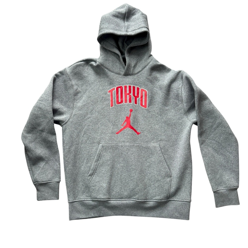 New Nike Jordan Tokyo Store Exclusive Hoodie Gray Large - Picture 1 of 4